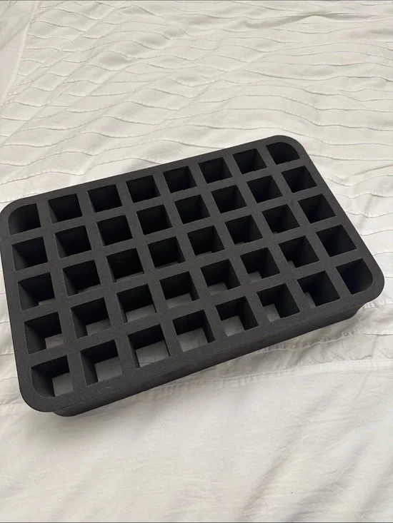 Black Foam Storage Insert Organizer nail polish