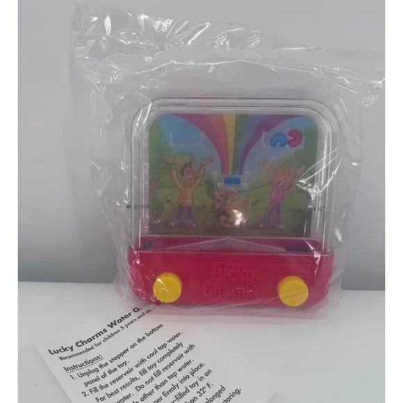 Lucky Charms Water Game Handheld Toy Kids Promotional‎ Cereal Collectible New