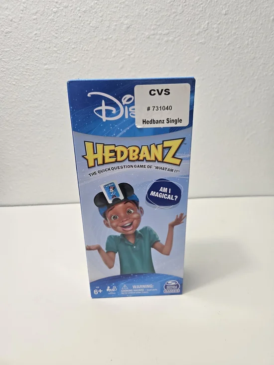 Disney Hedbanz Party Game - Blue and Yellow