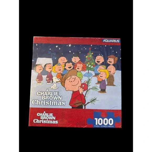 A Charlie Brown Christmas Puzzle * Peanuts * 1000 Piece Aquarius - New