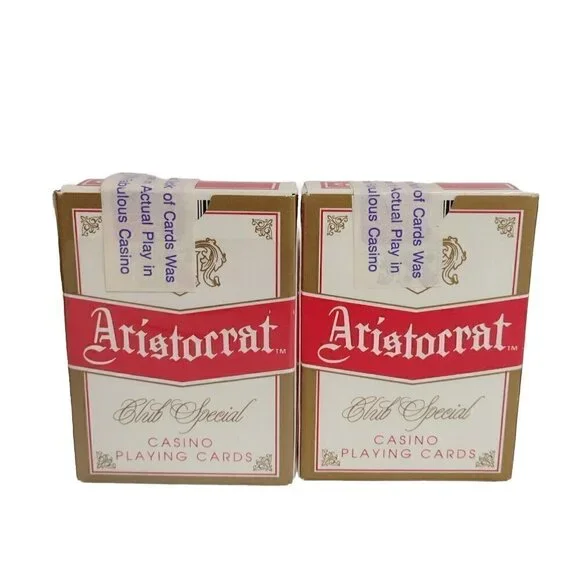 Set Sunset Hotel & Casino Playing Cards Aristocrat Club Special Casino Sticker
