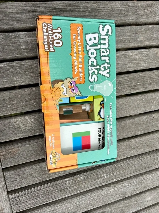 NWT Smarty Blocks educational game from Fat Brain Toys blocks challenge