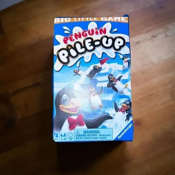 Ravensburger Penguin Pile Up - Travel Sized Family Game