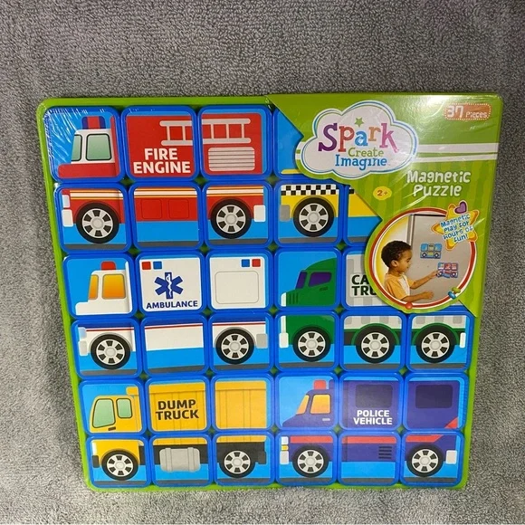 Spark‎ Magnetic Puzzle Tiles Provides Hours Of Educational And Imaginative
