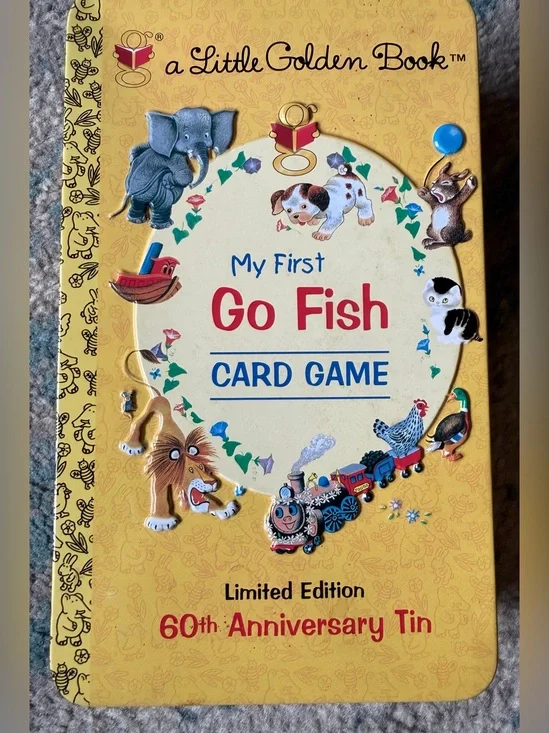 Little Golden Books My First Go Fish Card Game - 60th Anniversary Tin