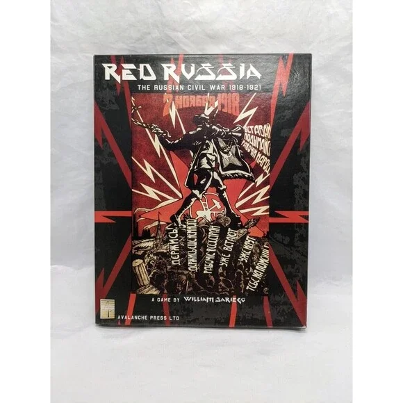 Red Russia The Russian Civil War 1918-1921 Board Game