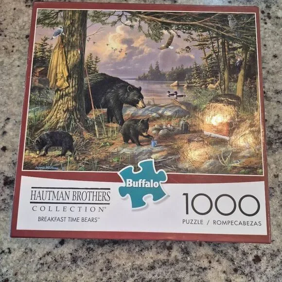 Buffalo Games, Hautman Brothers Collection, Breakfast Time Bears, 1000 pc Jigsaw