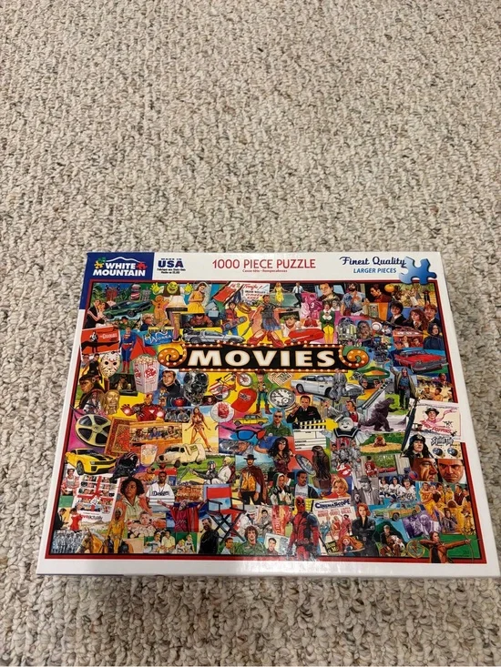 White Mountain Movie Puzzle (1,000 pieces)