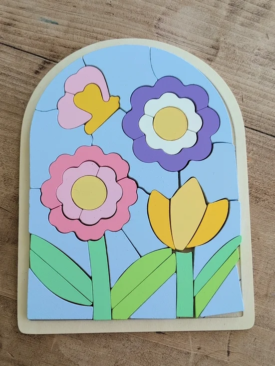 Montessori Floral Puzzle