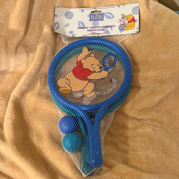 Disney Pooh Boom Bats Set - Blue and Yellow