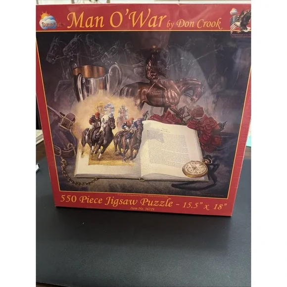 Suns Out Man O'War By Don Crook 550 Piece Puzzle