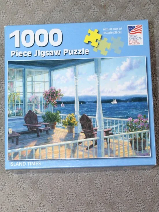 Great Americana Puzzle Factory 1000 Piece Island Times by Randy Van Beek Puzzle
