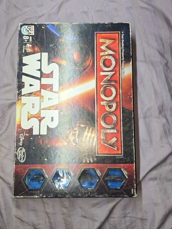 Monopoly Star Wars Board Game 2015 Hasbro The Force Awakens