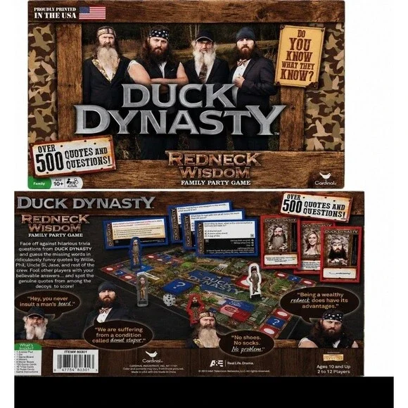 NEW SEALED  Duck Dynasty Redneck Wisdom Family Party Board Game TV  Show USA