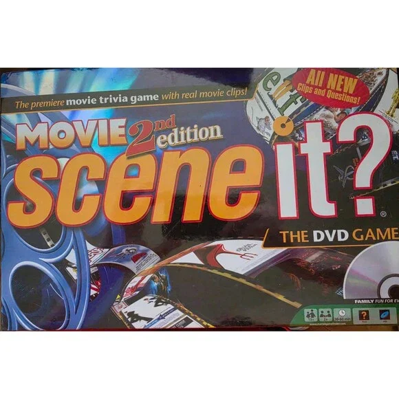 Scene It? Movie 2nd Edition Premier Trivia DVD Board Game BRAND NEW SEALED
