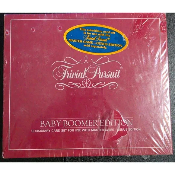 Trivial Pursuit Baby Boomer Edition Subsidiary Card Set
