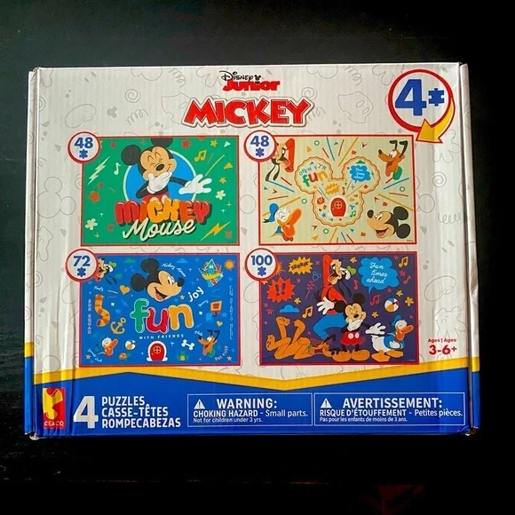 NWOT-DISNEY JR-MICKEY MOUSE PUZZLES