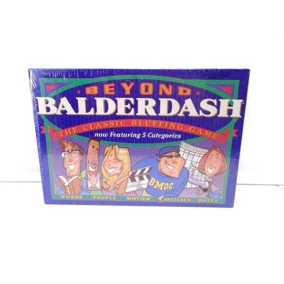 Vintage Beyond Balderdash Board Game 1997 Parker Brothers New Factory Sealed