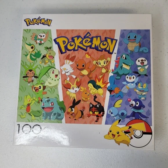 Buffalo Games Pokemon 100 Piece Jigsaw Puzzle‎ 04800 Starters 2020