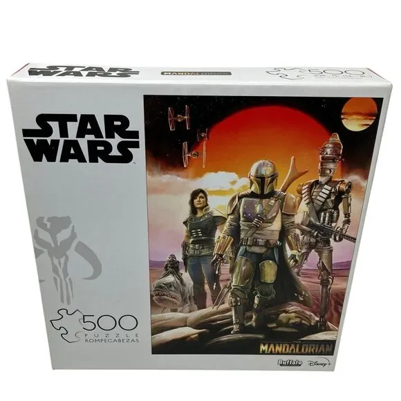 Buffalo Star Wars The Mandalorian 500 Piece Jigsaw Puzzle Disney Lucasfilm New