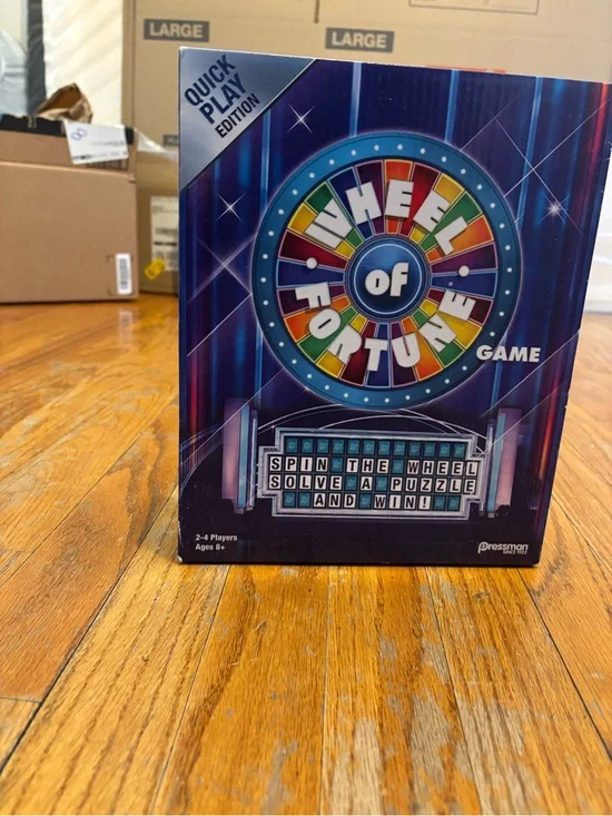 Wheel of Fortune Quick Play Edition Game - Blue