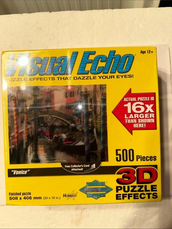 Visual Echo 500-piece 3-D puzzle of Venice (new)