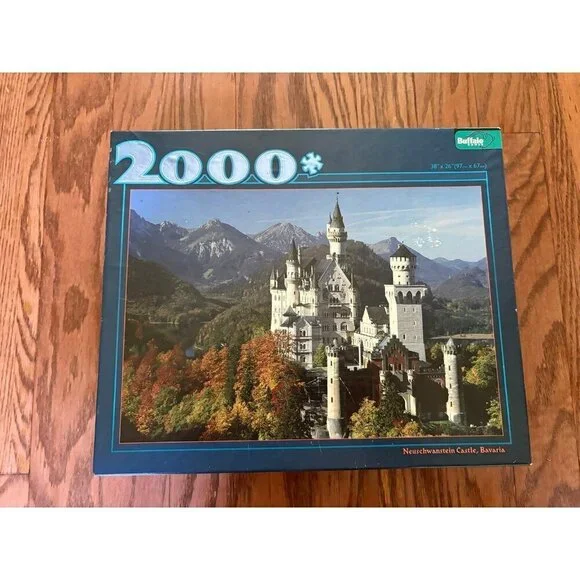 Puzzle Buffalo Neuschwanstein Castle Bavaria NWT 2000 Piece