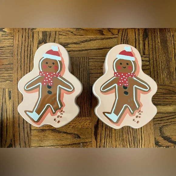 Gingerbread Man Cookie or Candy Tins