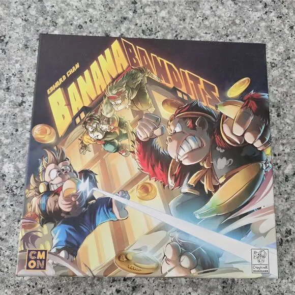 Banana Bandits Board Game By CMON Family Strategy 2016 Edward Chan‎ Complete