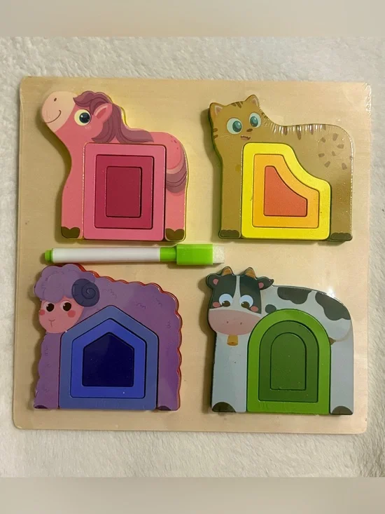 Wooden Puzzle Game - Early Learning & Developmental Game