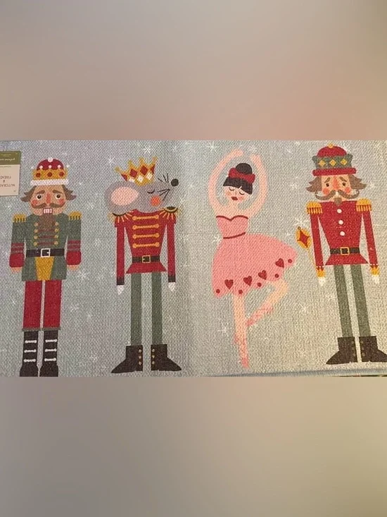 Nutcracker and Ballerina rug