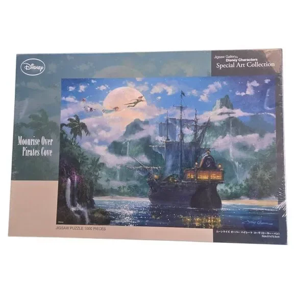 Disney Special Art Collection Moonrise Over Pirates Cove 1000 Pcs Jigsaw Puzzle