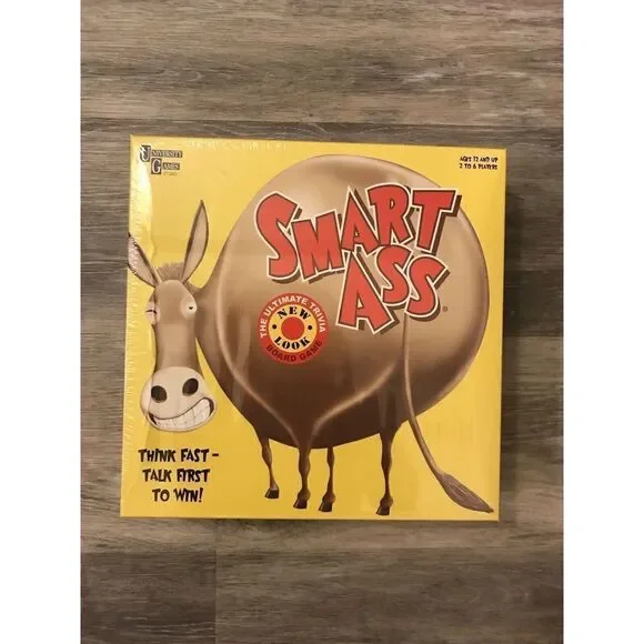 *SMARTASS Trivia Board Game FACTORY SEALED University Games 2012