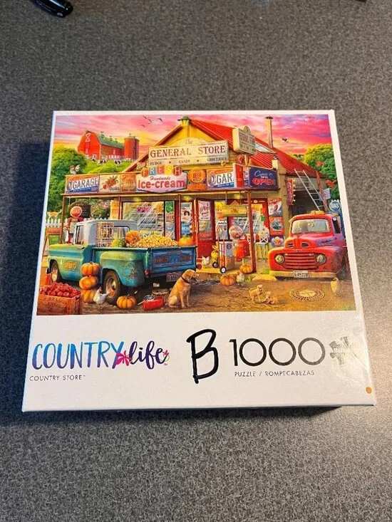 Buffalo Games Country Life Country Store 1000 Piece Puzzle + poster #11920