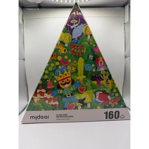 Mideer Clara and the Nutcracker Shaped Artist Puzzle 160 Piece Christmas Tree