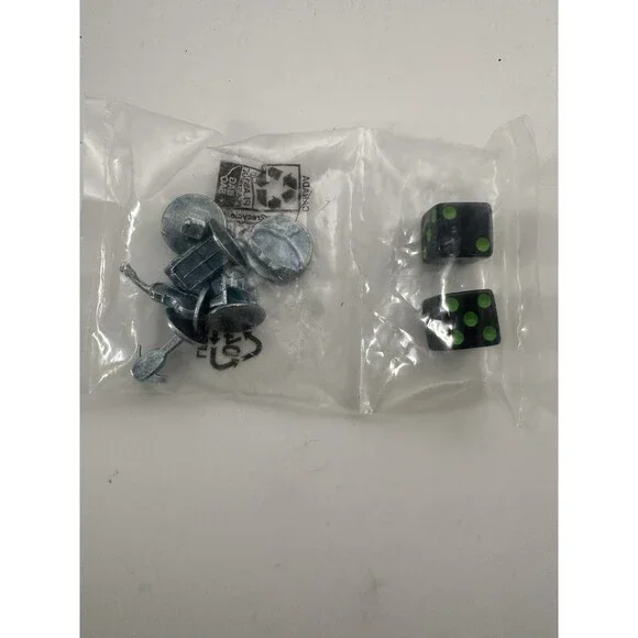 Ghostbusters Monopoly 2020 Parts Limited Edition Dice Tokens Sealed Bag Pieces