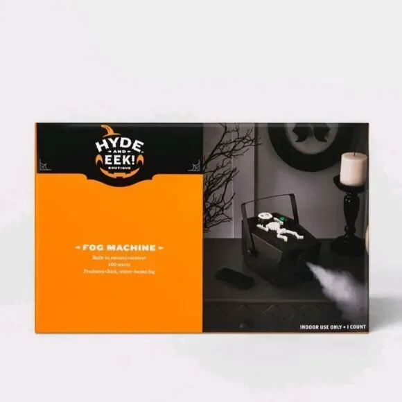 Fog Machine Indoor Halloween Skeleton Party Prop 400W Smoke Hyde and Eek, NIB