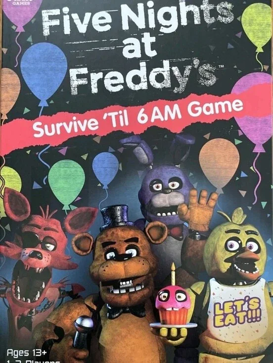 Five Nights At Freddys Survive Till 6am Game By Funko Pop Games NWT
