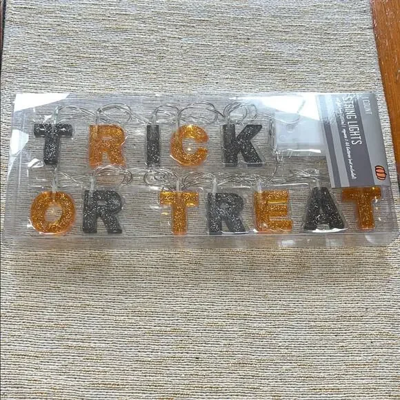Trick Or Treat Halloween String Lights New