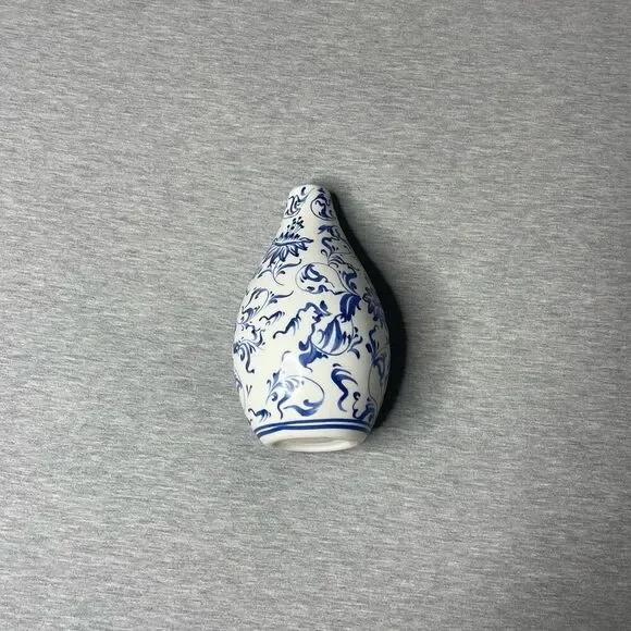 Target White & Blue 7.5” Round Portuguese Floral Ceramic Vase