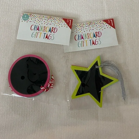 Chalkboard gift tags