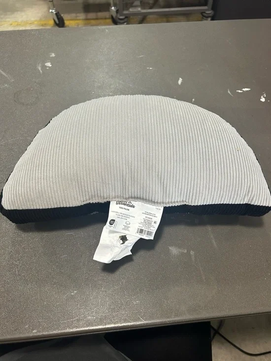 Target Toss Lumbar Pillow in Light Gray and Black