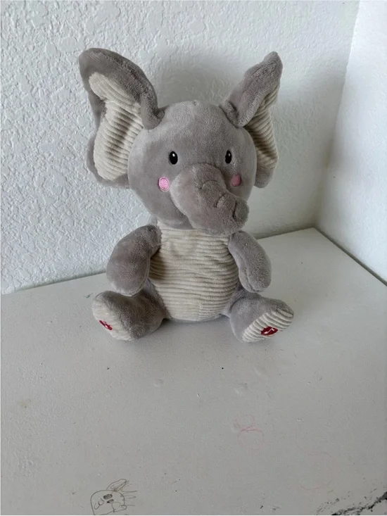Spark Create Imagine Animated Elephant Plush - Flappy Peek-A-Boo Musical Toy