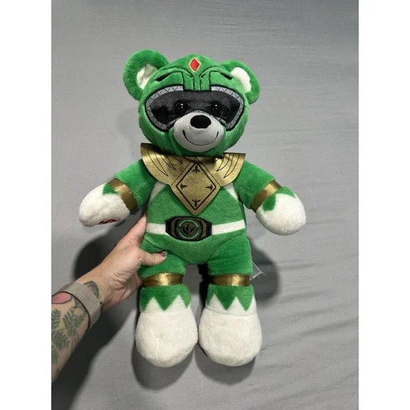 Build A Bear BAB Mighty Morphin Power Rangers Green Ranger Plush Stuffed‎ Animal