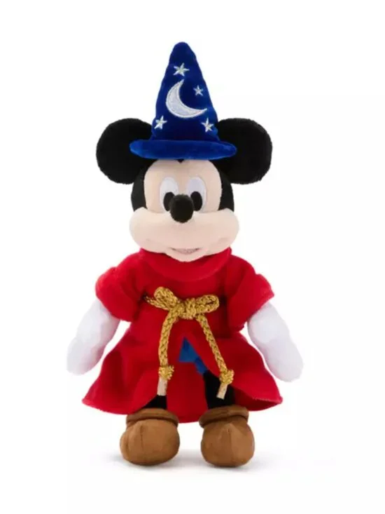 Disney Sorcerer Mickey Mouse Plush – Fantasia – Mini Bean Bag – 11 1/4''