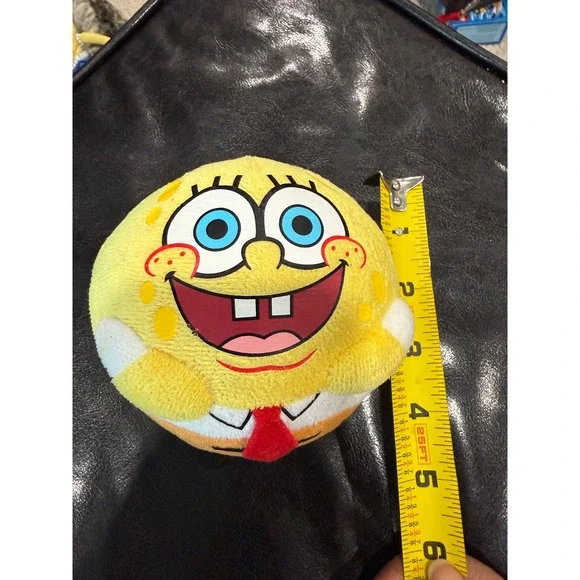 TY Squeezamals Spongebob Squarepants Plush‎ Ball Stuffed Toy