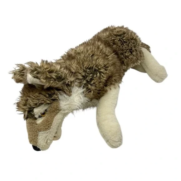 Folkmanis Gray Wolf Hand Puppet Plush Stuffed Animal Toy 19