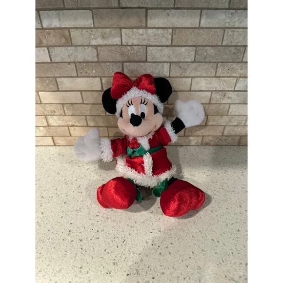 Disney Christmas Plush - Happy Holidays 2011‎ - Santa Minnie