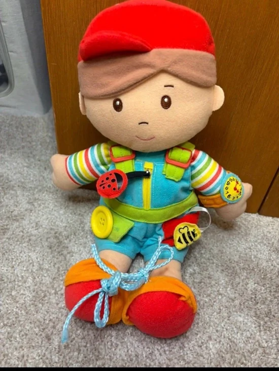 Interactive Multicolor Activity Doll - Soft Learning Toy