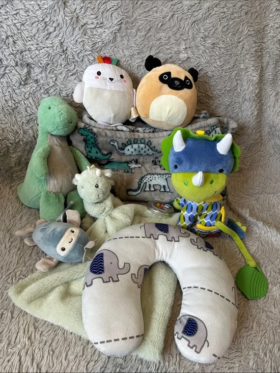 Plush Dino & Animal Toys Bundle